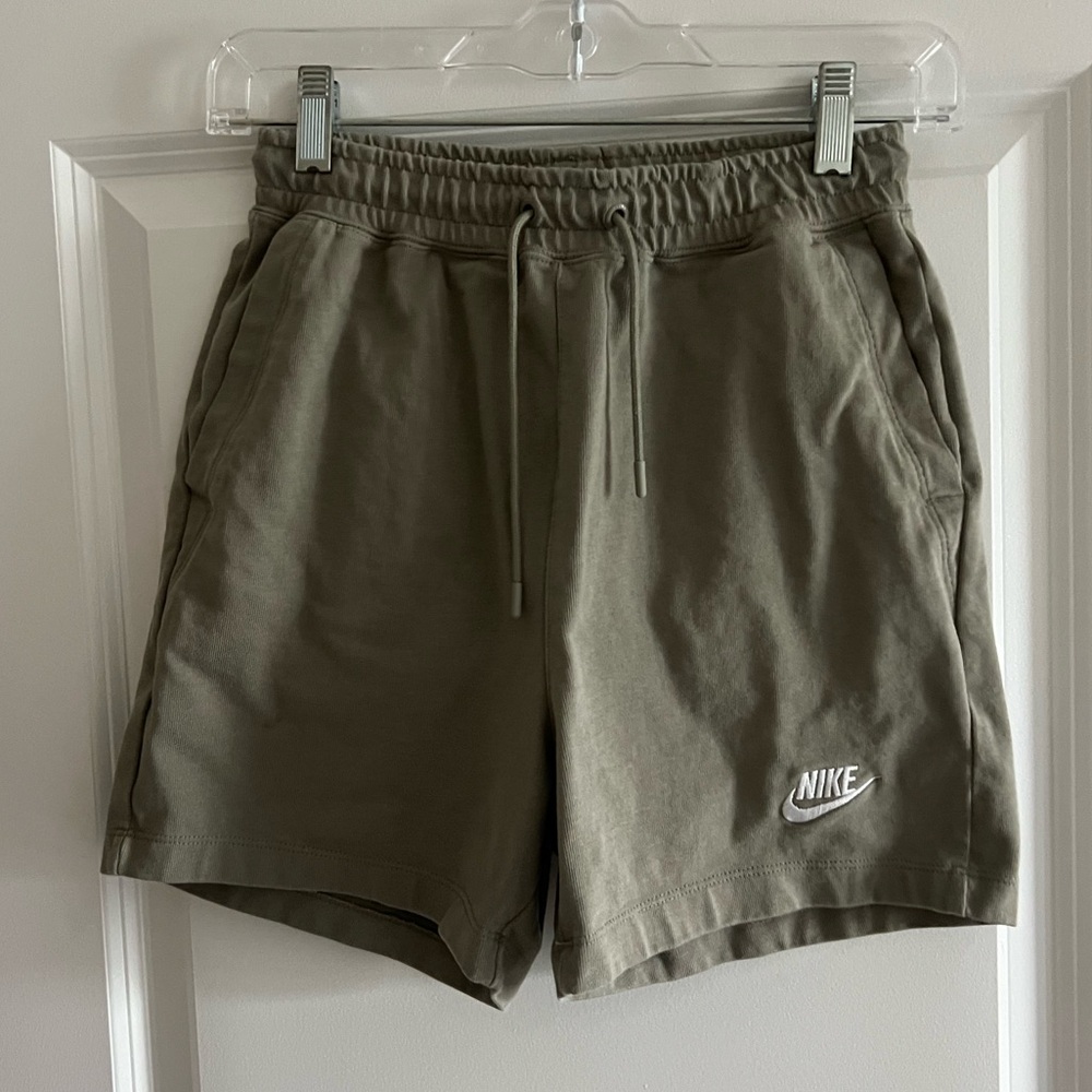 Nike sweat shorts. Size XS. Sage Green